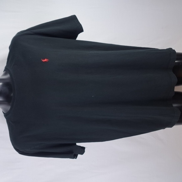 Vintage Y2K Polo by Ralph Lauren XL black & red horsemen casual preppy t-shirt - Picture 2 of 5